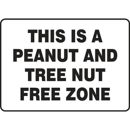 Safety Sign THIS IS A PEANUT AND MSFA542XV